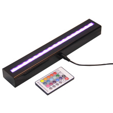 wholesale acrylic RGB led lighted base plastic LED Light Stand LED Light Base With rgb Color Changing